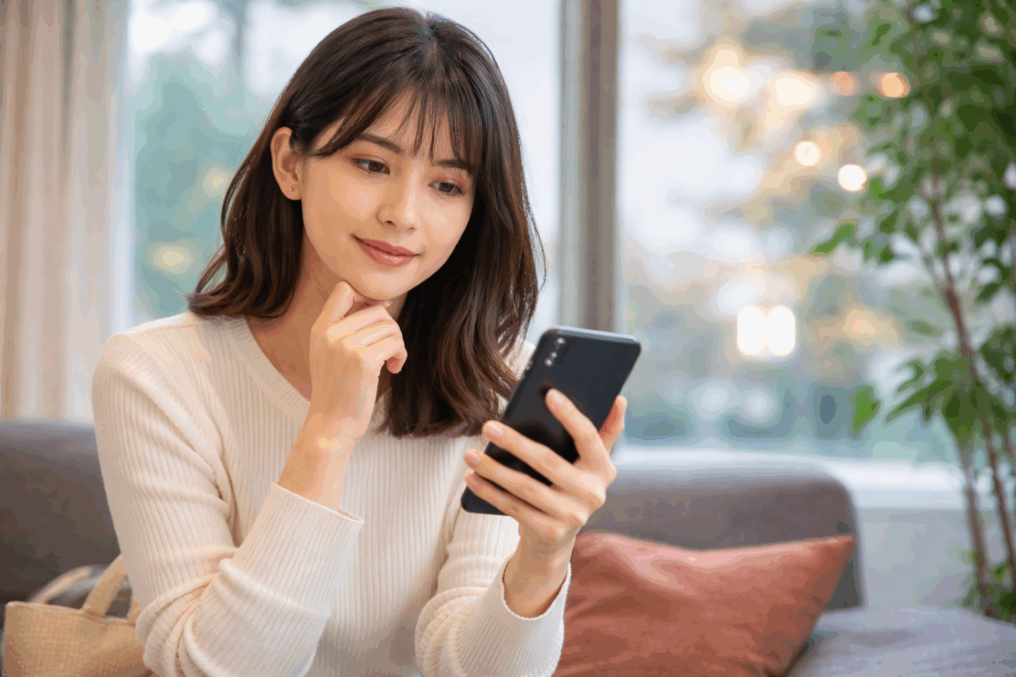 比較・検討フェーズで情報を吟味するユーザーのイメージ