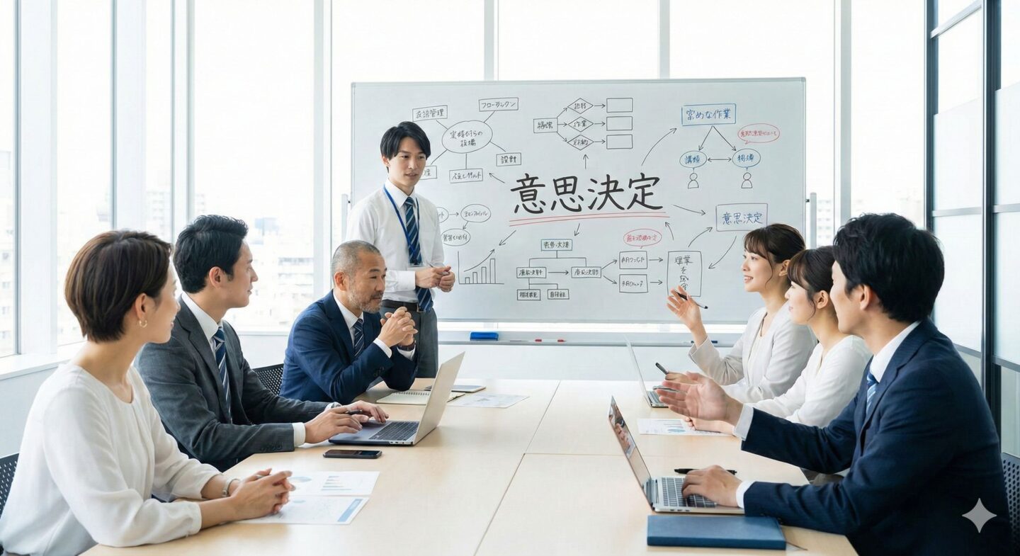 データに基づいて意思決定をするビジネスチーム