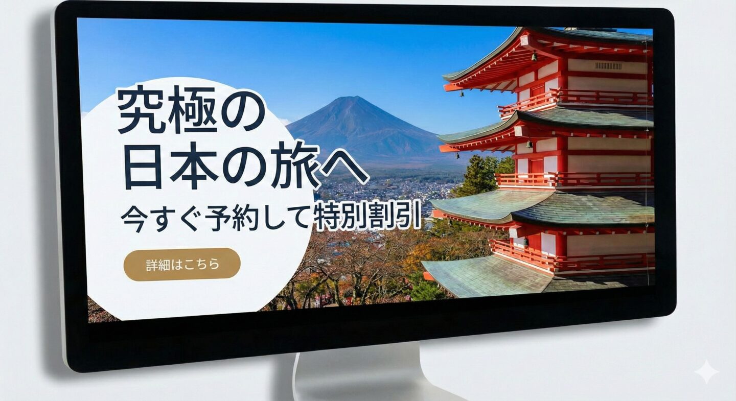 クリック率の高い効果的なバナーデザイン例