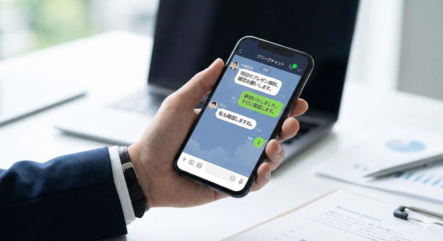 LINEアカウントでのやり取り