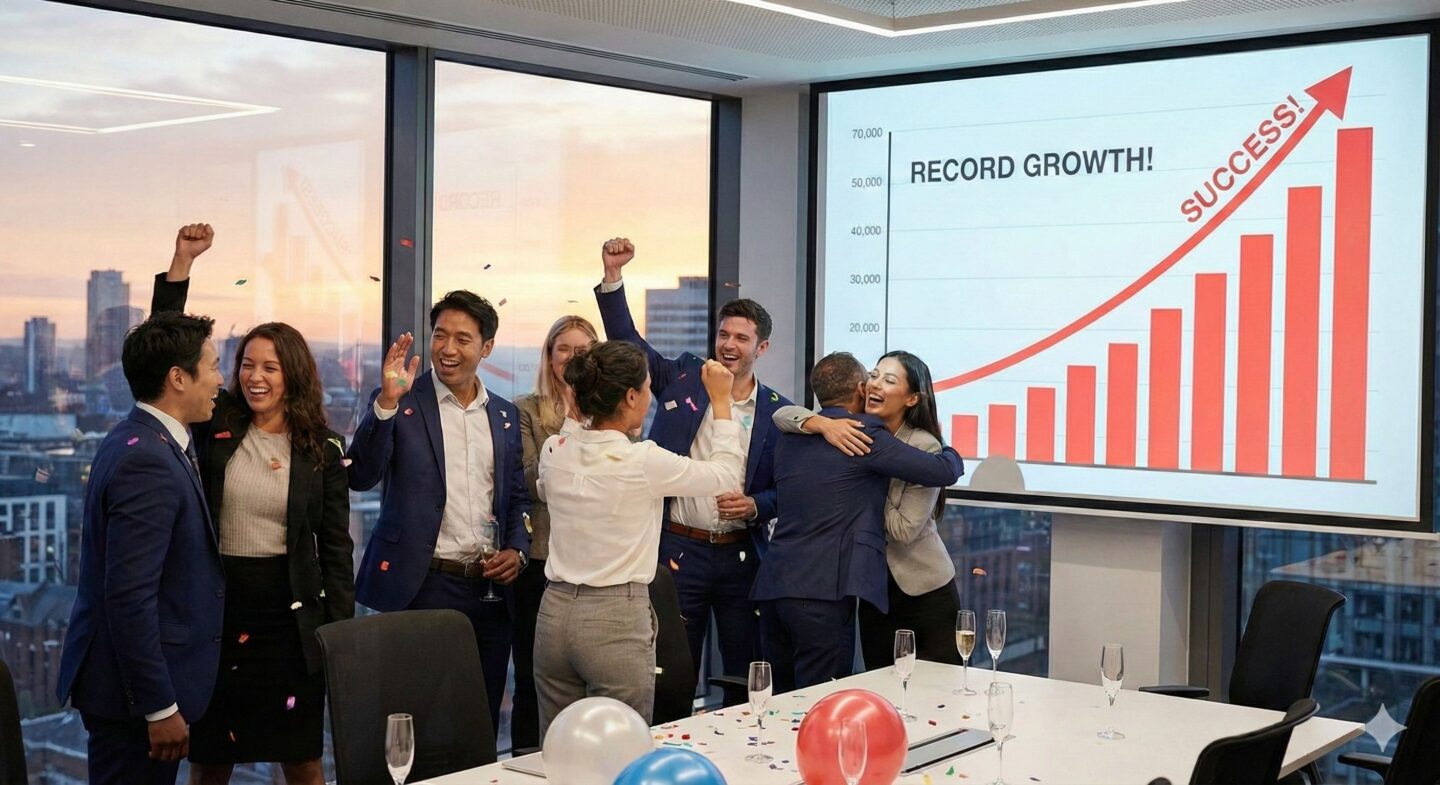 インバウンドマーケティングで成果を上げる企業チーム