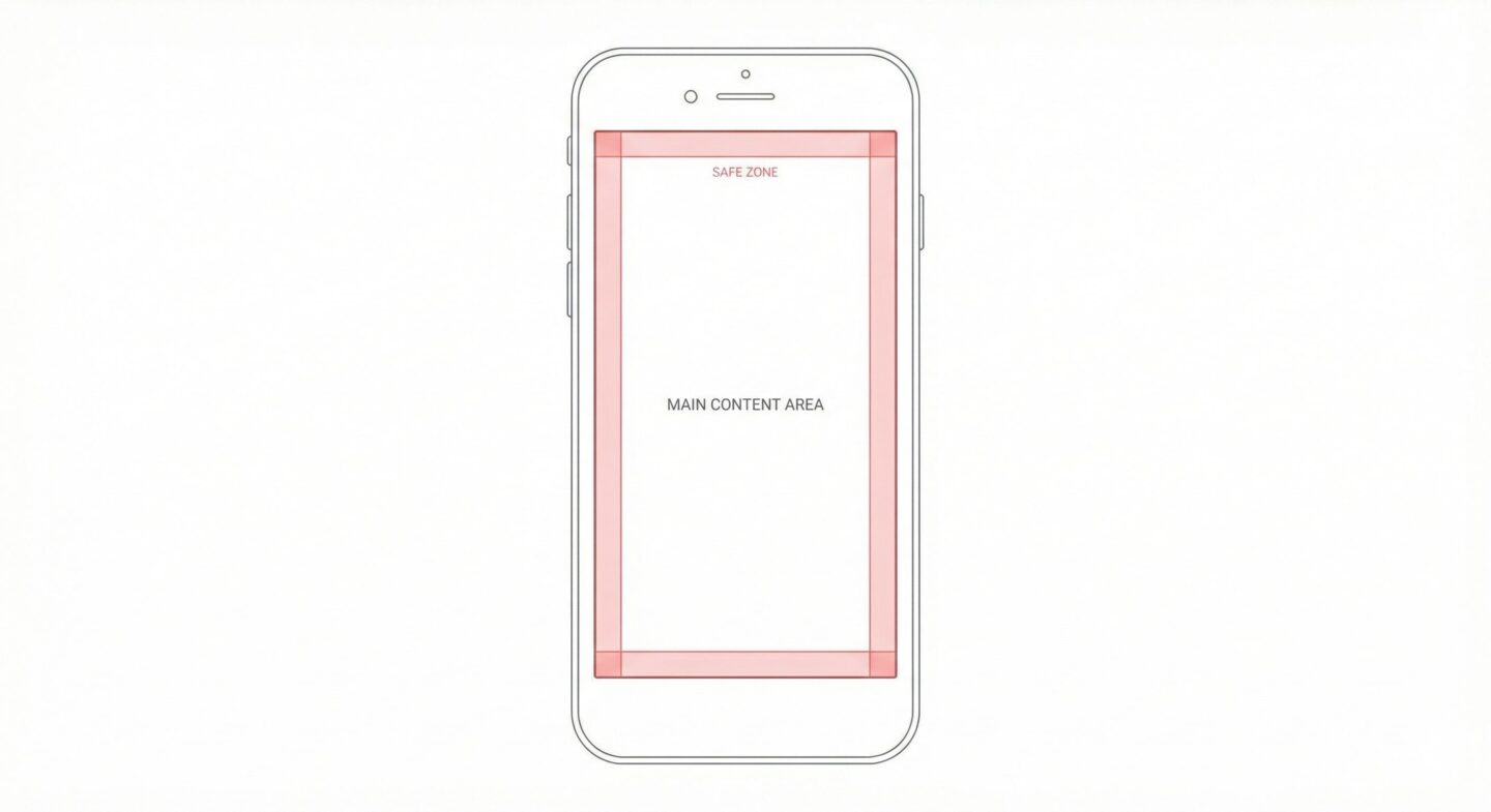 ストーリーズ広告で見切れを避けるセーフゾーン