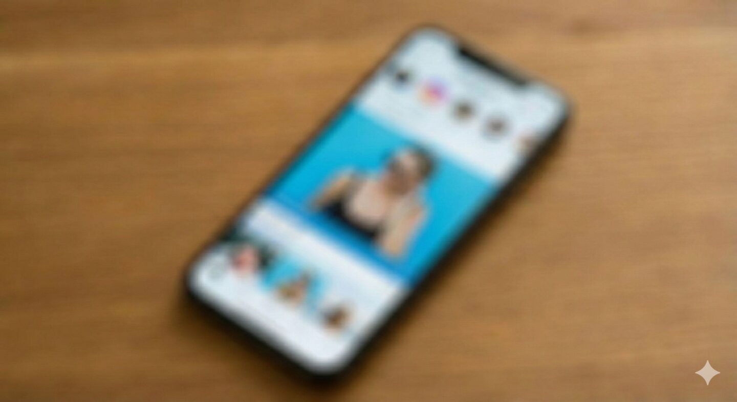 スマホで表示されるInstagram広告のイメージ
