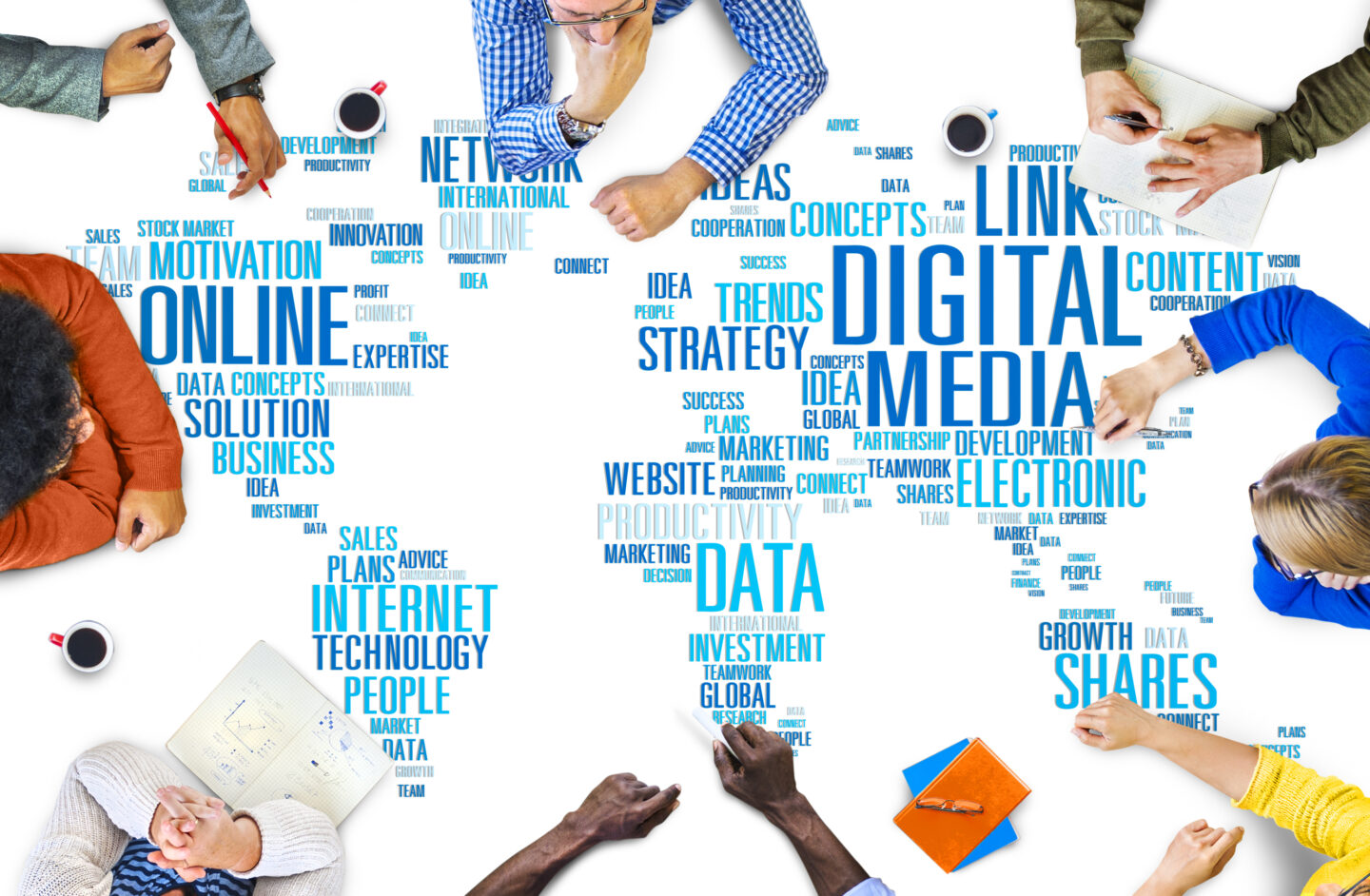 海外向けコンテンツマーケティングのイメージ