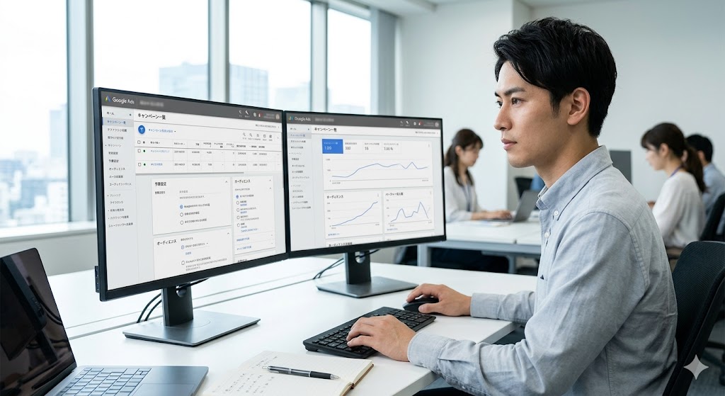 Google広告ターゲティング設定のイメージ