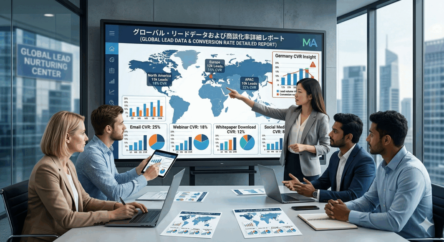 UCWORLDの海外ナーチャリング支援イメージ