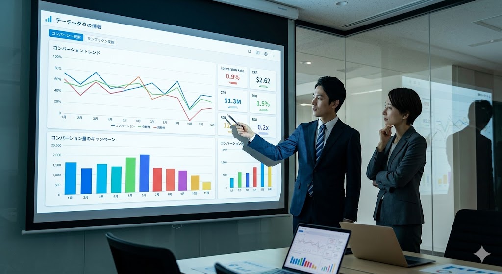 コンバージョンレポート分析のイメージ