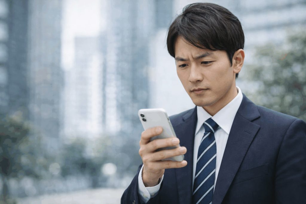 転職会議で企業の口コミを読み、応募を検討する求職者