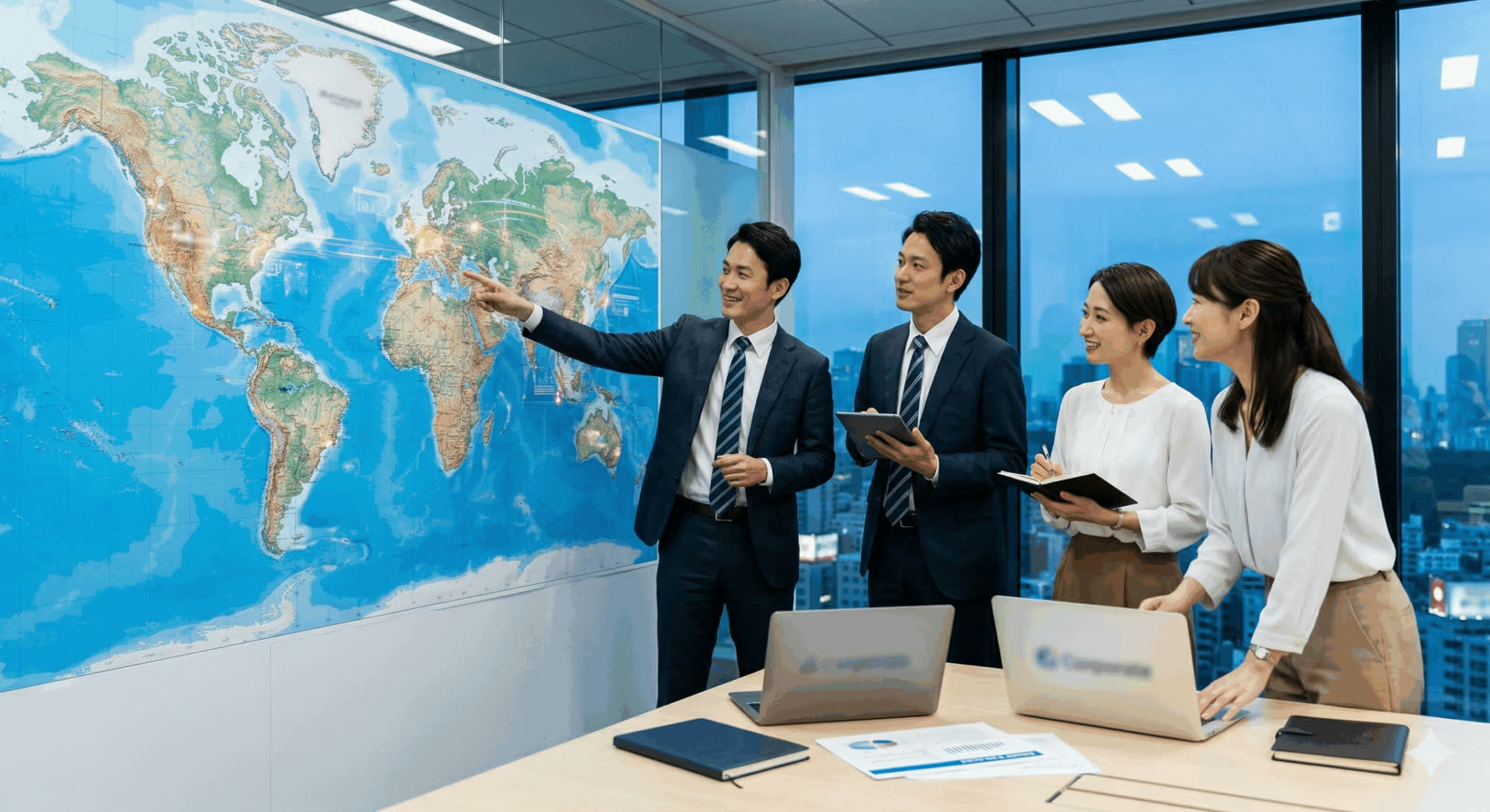 海外マーケティング戦略のイメージ