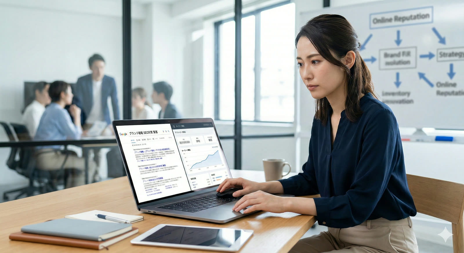 ブランド管理・SEO対策のイメージ